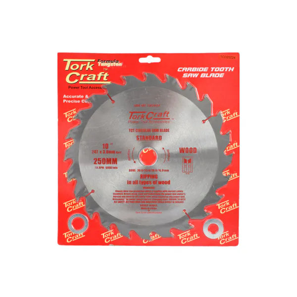 Blade TCT 250 X 24T 30-16 General Purpose Rip