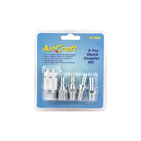 Coupler Quick 5 Piece Set (Aro Quick Coupler)