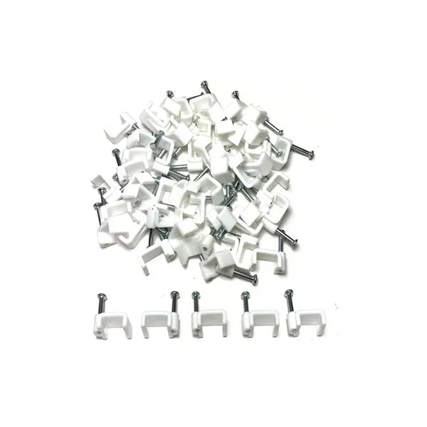 Cable Clips Flat 6mm
