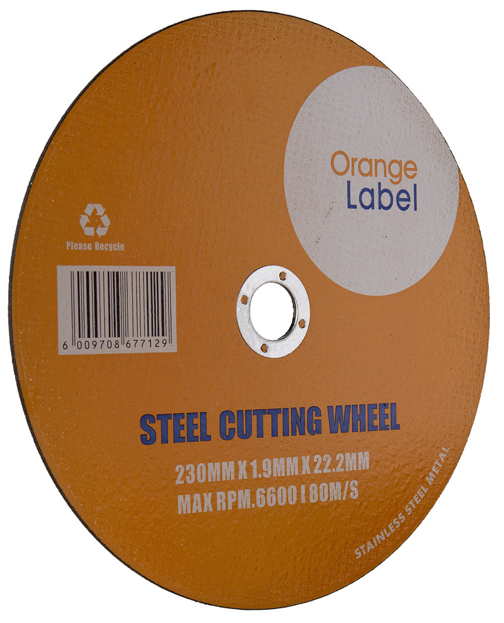 Disc Cutting Steel 230x1.9x22.2mm Orange Label