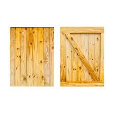 Door Pine Z Braced Stable