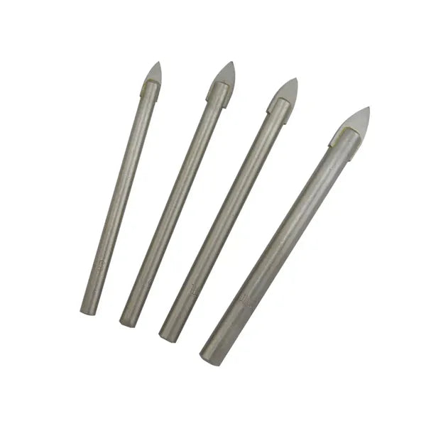 Drill Bit 4 Pcs Set Glass 3/4/5/6Mm