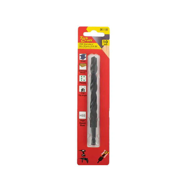 Drill Bit HSS Standard 19.5MM Reduced Shank 1/Card TC