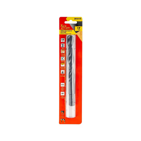 Drill Bit HSS Standard 13.5MM Reduced Shank 1/Card TC