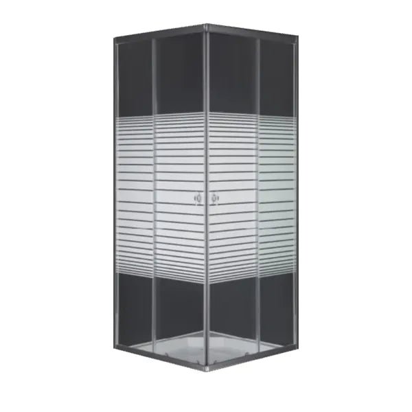 Door Shower Sq Stripe 8126S 1/1