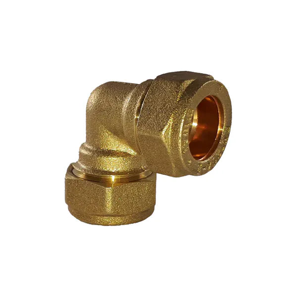 Fitting Comp Brass Elbow C×C 15mm