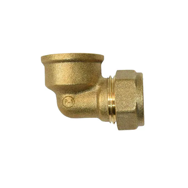 Fitting Comp Brass Elbow C×Fi 15mm×1/2"