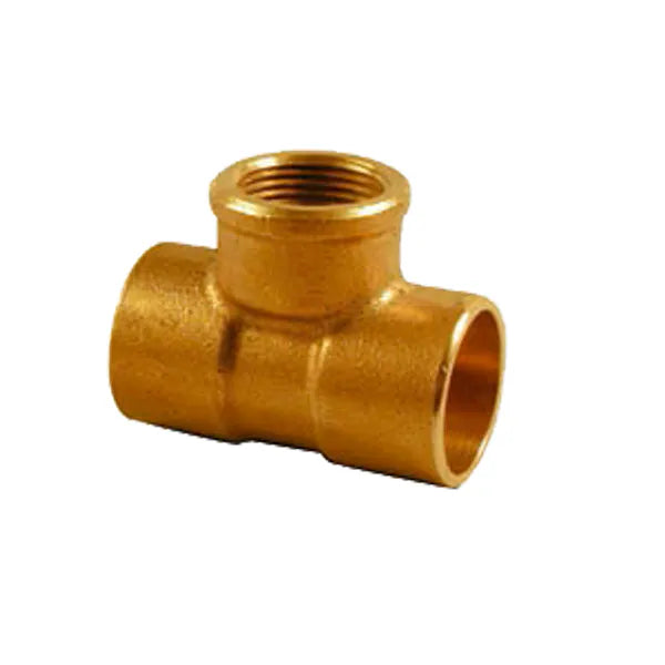 Fitting Comp Brass Delcop 15Mm X 1/2" Fi Tee