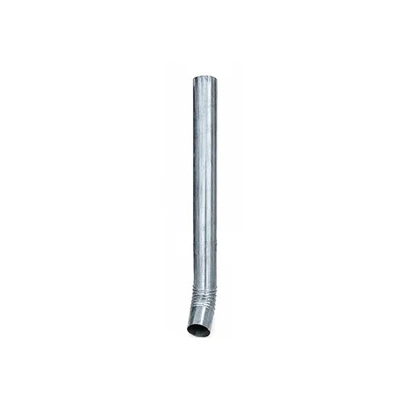 Down Pipe Gutter Galv. Round Crimp Shoe 0.40X75mmX2.7m