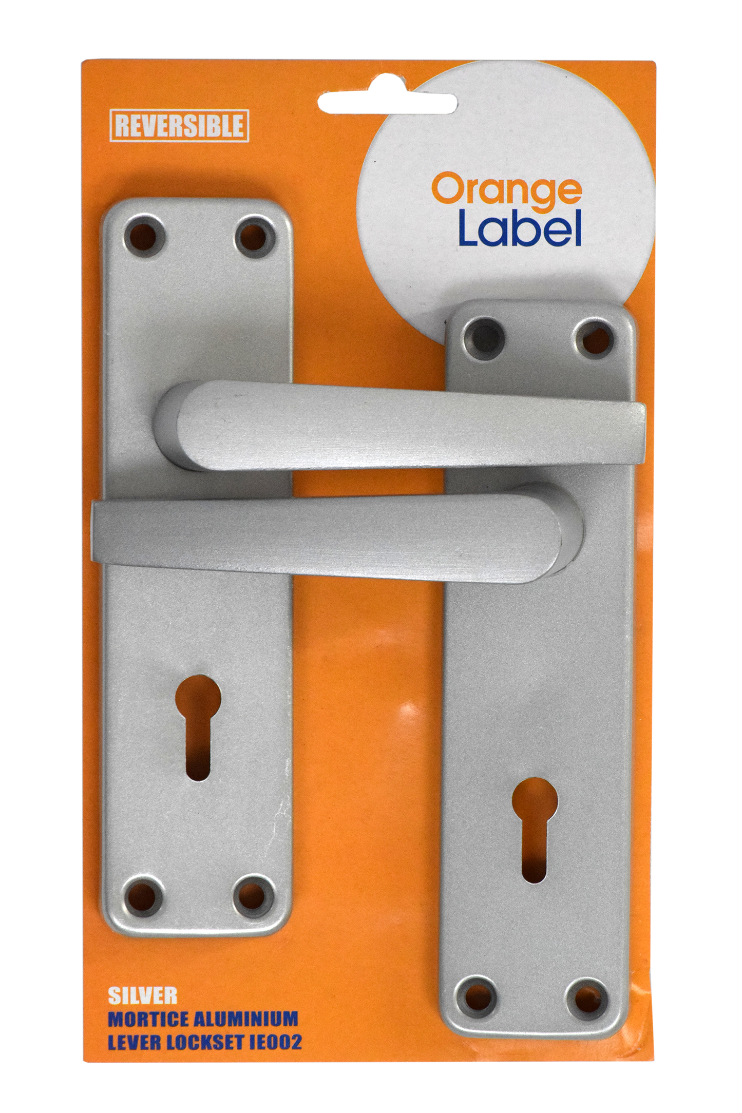 Lockset Mortice 2L Aluminium IE002 Silver O/L