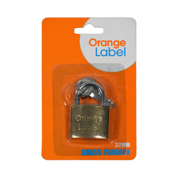 Lock Pad Brass 38mm Carded