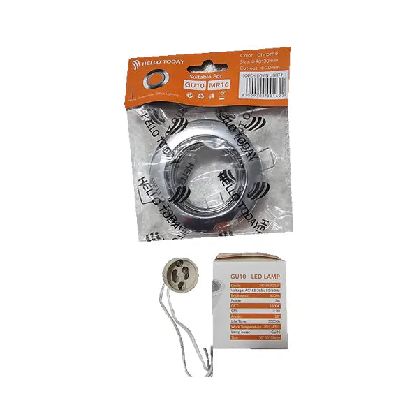 Led Downlighter Combo GU10 7W 3PC Gold