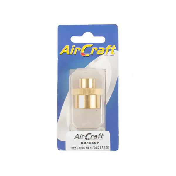 Manifold Brass 1/4X1/4 F/F 1PC Pack