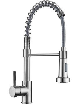 Tap Mixer Kitchen Spring Pull Down Chrome Flowrite