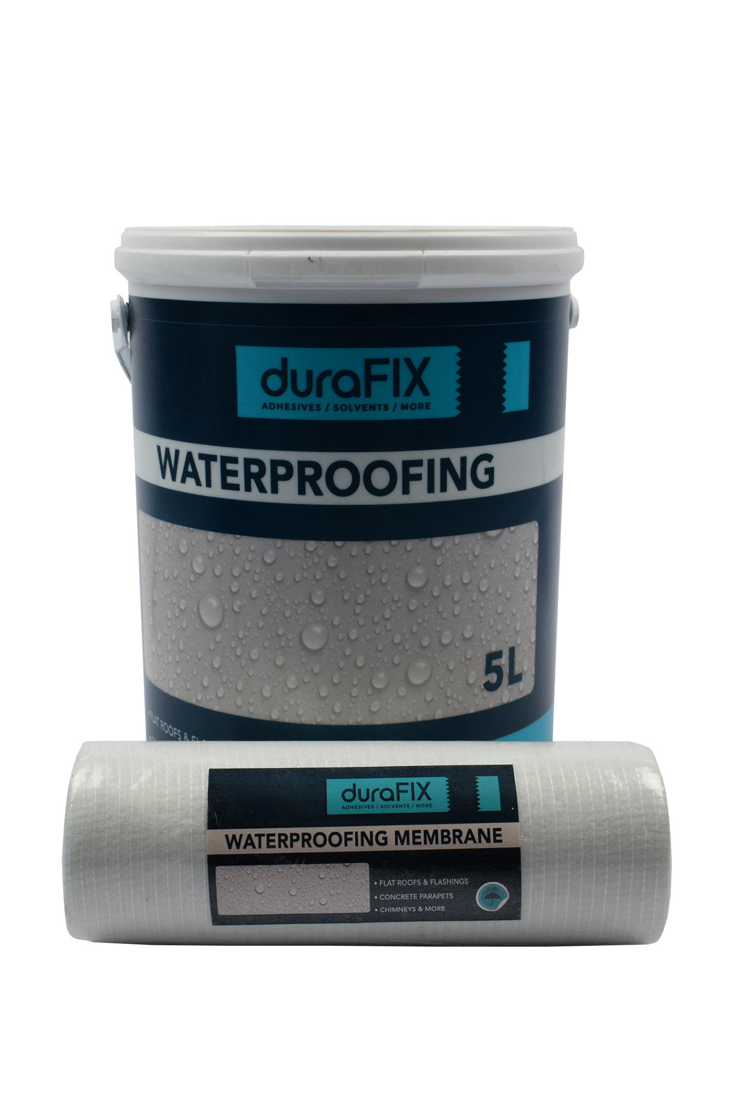 Waterproofing Terracota 5lt + Membrane Dura-Fix