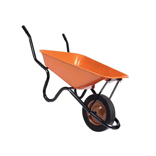 Wheelbarrow Steel BuildTuff Heavy Duty Orange