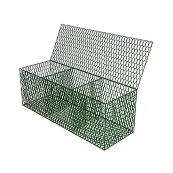 Wire Mesh PVC Coated Gabion Basket 3.7x80x100mm 2x1x1m 50year life