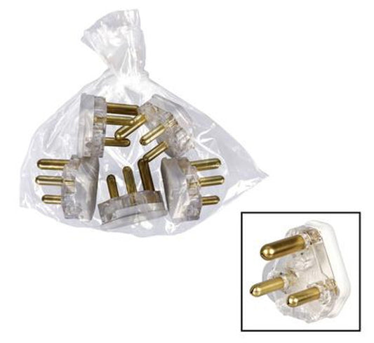 Plugtop 16A White Pack Of 5
