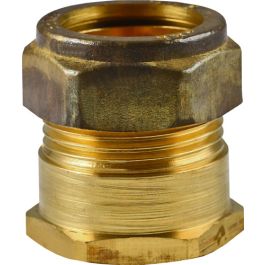 Fitting Comp Brass Straight Coupler C?Fi 15mm?1/2"