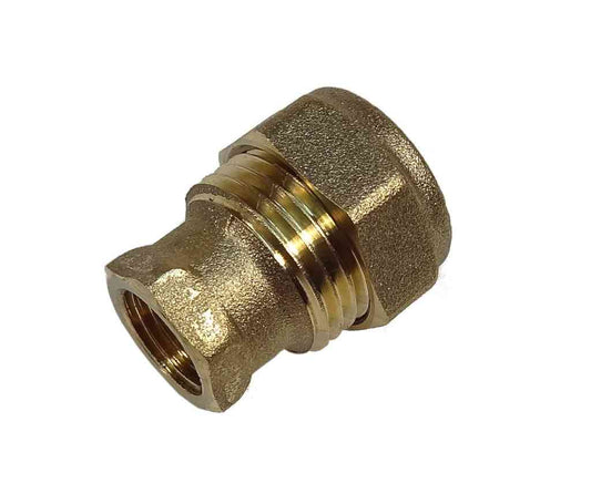 Fitting Comp Brass Straight Coupler C?Fi 22mm?1/2"