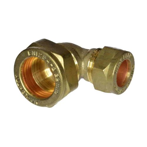 Fitting Comp Brass Reducing Elbow C?C 22?15mm