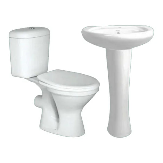 6 Piece Toilet Set Inc Seat