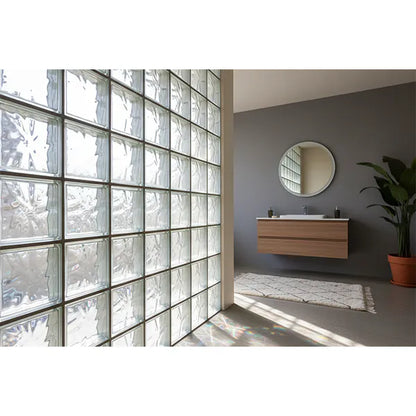 Blocks Glass Cloudy Clear 190*190*80mm