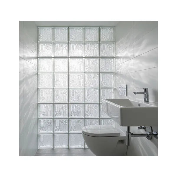 Blocks Glass Sea Wave 190*190*80mm