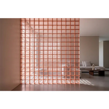 Blocks Glass Parallel Pink 190*190*80mm