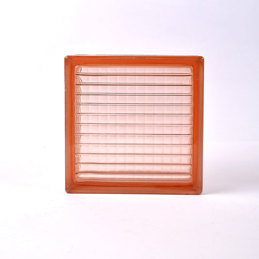 Blocks Glass Parallel Pink 190*190*80mm