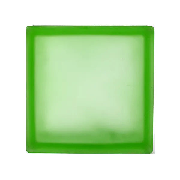 Blocks Glass Misty Cloudy Green 190*190*80mm
