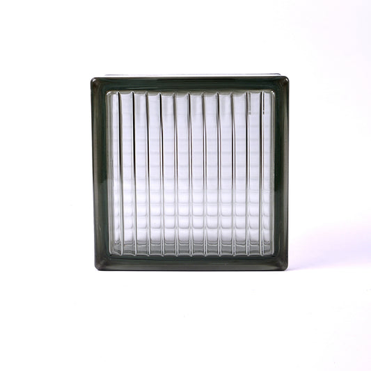 Blocks Glass Parallel Grey 190*190*80mm