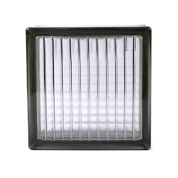 Blocks Glass Parallel Grey 190*190*80mm