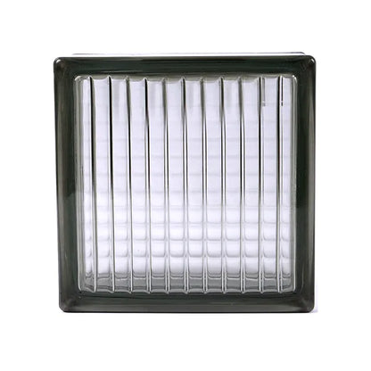 Blocks Glass Parallel Grey 190*190*80mm