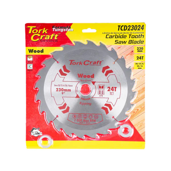 Blade TCT 230 X 24T 30/1/20/16 General Purpose Rip