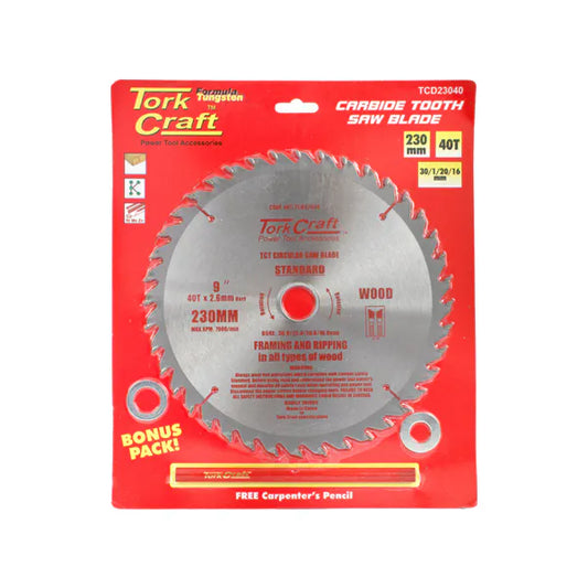 Blade TCT 230 X 40T30/1/20/16 General Purpose Combination
