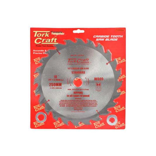 Blade TCT 250 X 24T 30-16 General Purpose Rip