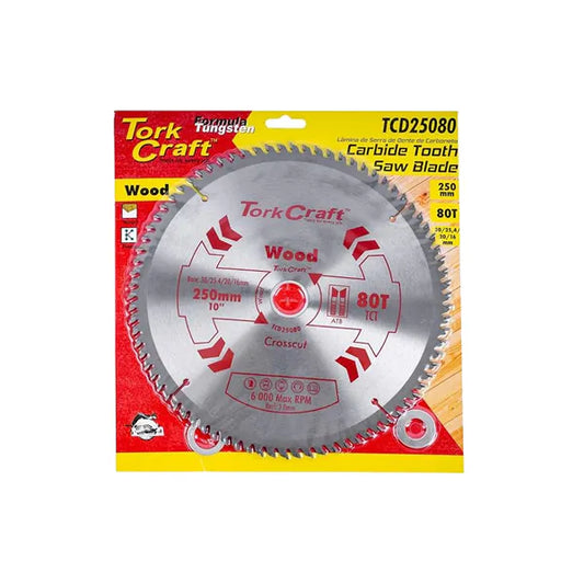 Blade TCT 250 X 80T 30/1/20/1 General Purpose Cross Cut Smooth