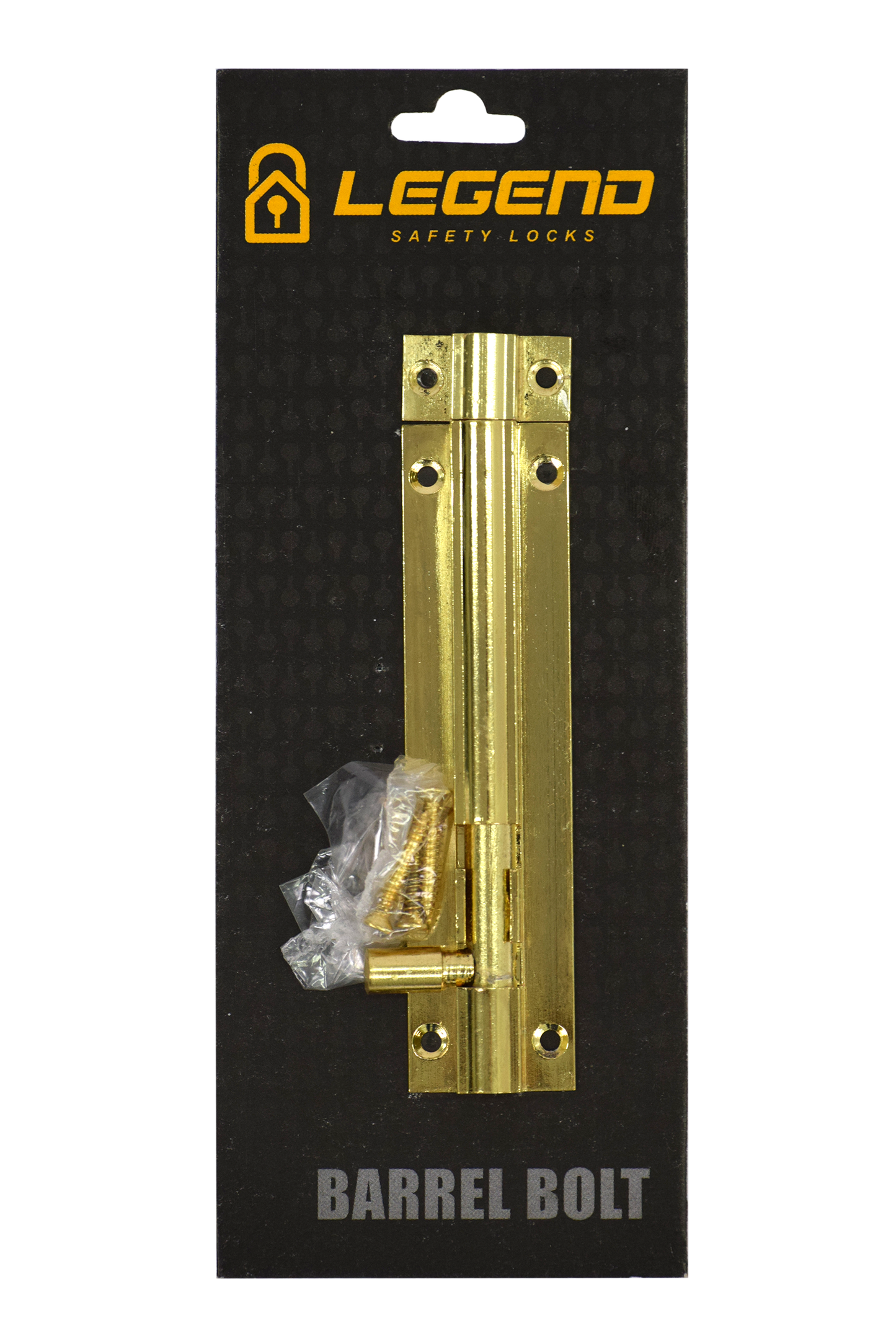 Bolt barrel straight brass 100mm