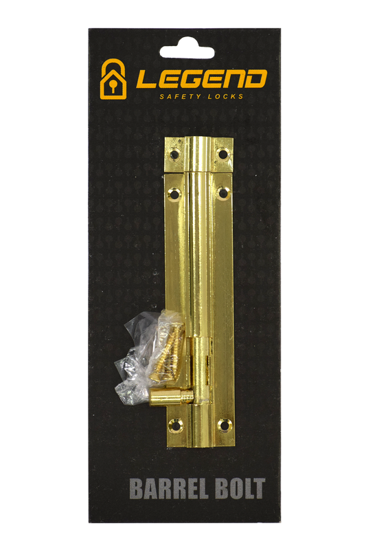 Bolt barrel straight brass 100mm
