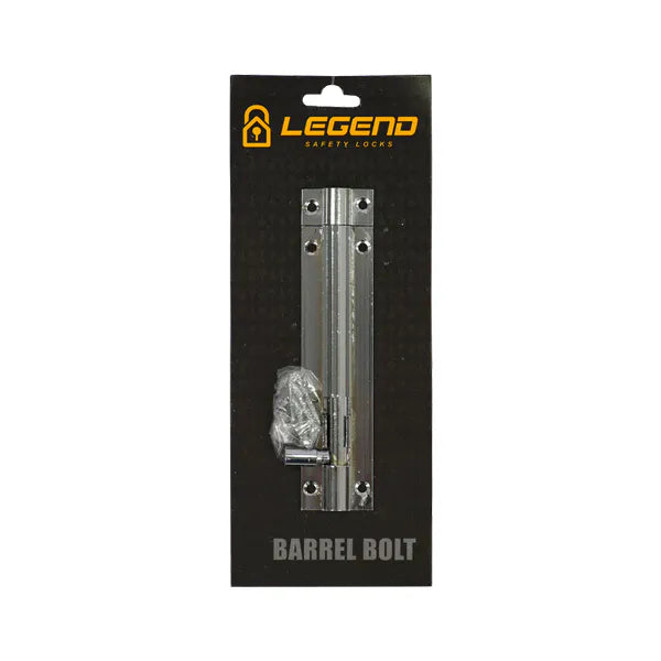 Bolt barrel straight chrome 100mm