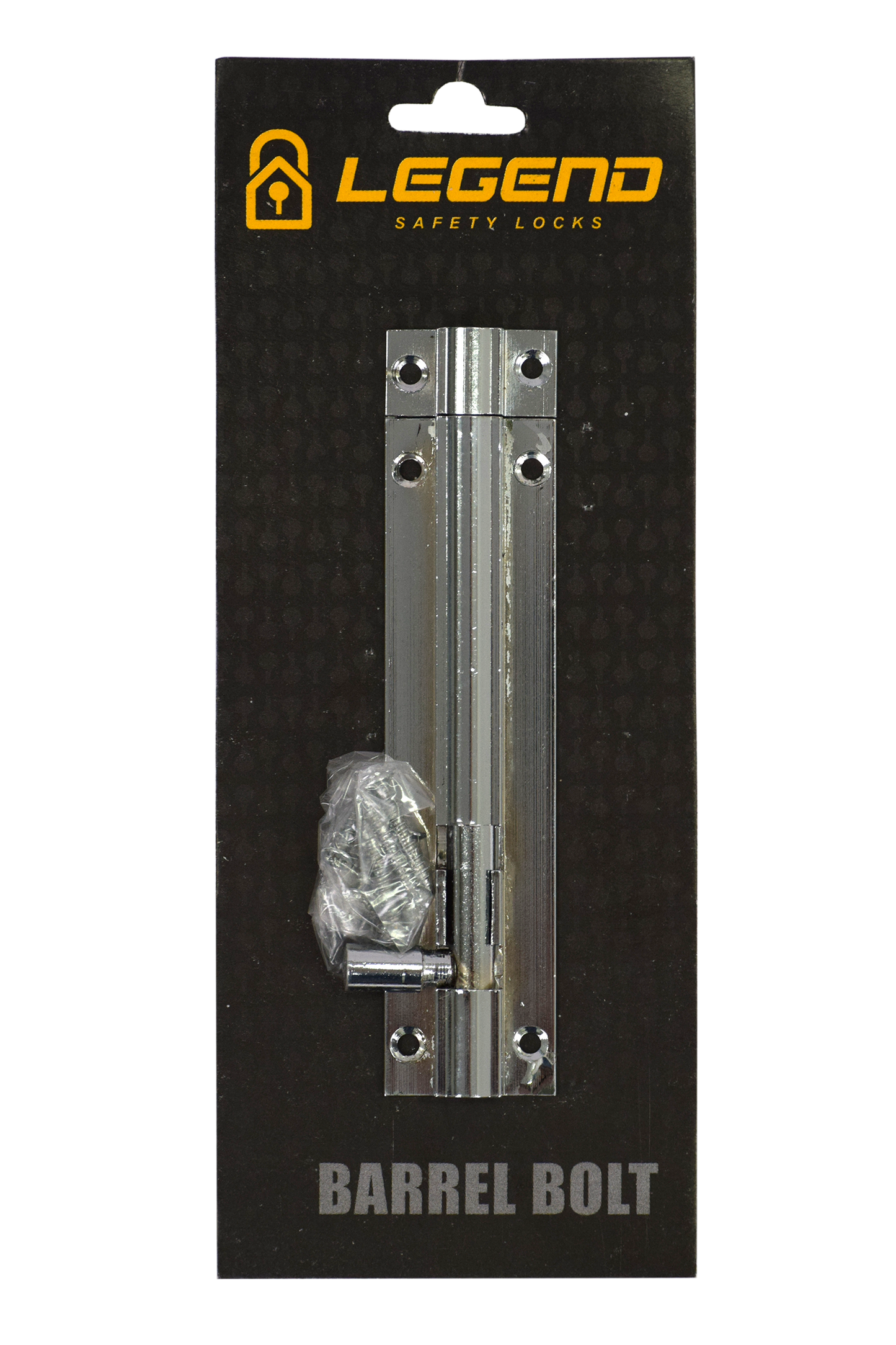 Bolt barrel straight chrome 75mm