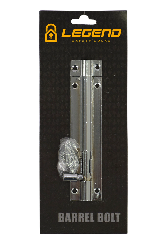 Bolt barrel straight chrome 75mm