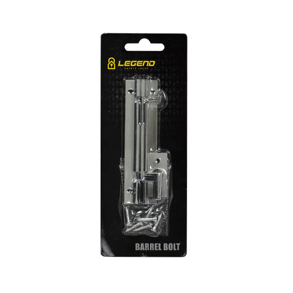 Bolt barrel necked chrome 100mm