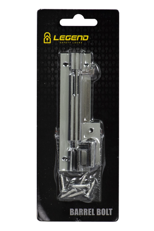 Bolt barrel necked chrome 100mm