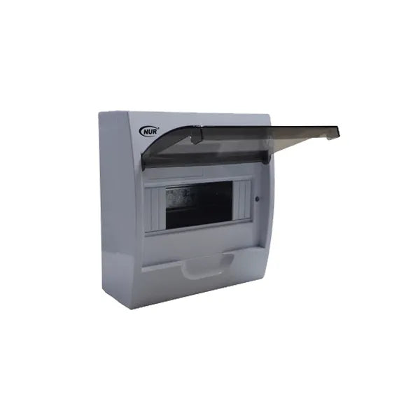 Board DB Din Rail Flush 8 Way Plastic Base NEU