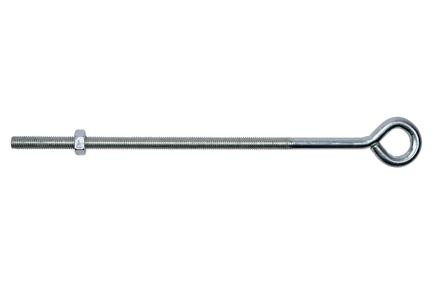 Bolt Eye With Nut Zinc  M10x300mm