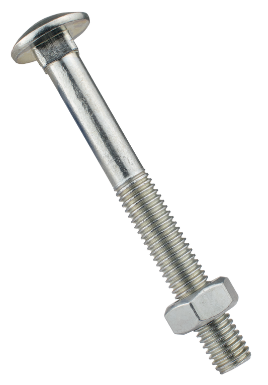 Bolt Round Head  M10x130mm With Nut KIT
