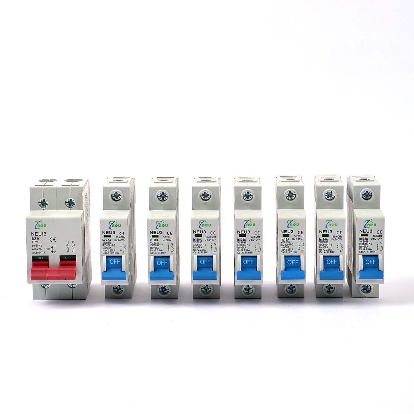 Breaker Circuit CB Din Rail Neu 20A Sp 3Ka