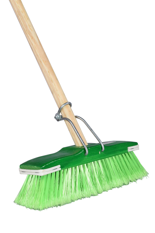 Broom Deluxe Super Wooden Handle SDB